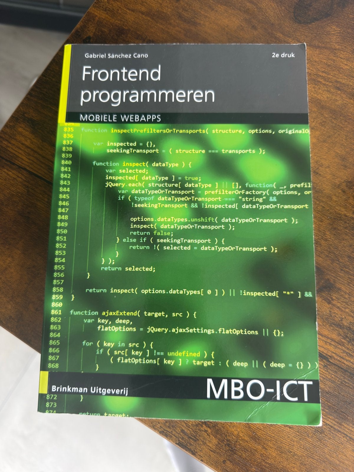 Frontend programmeren - Mobiele webapps (MBO-ICT), Ophalen of Verzenden, Beta, Zo goed als nieuw, MBO