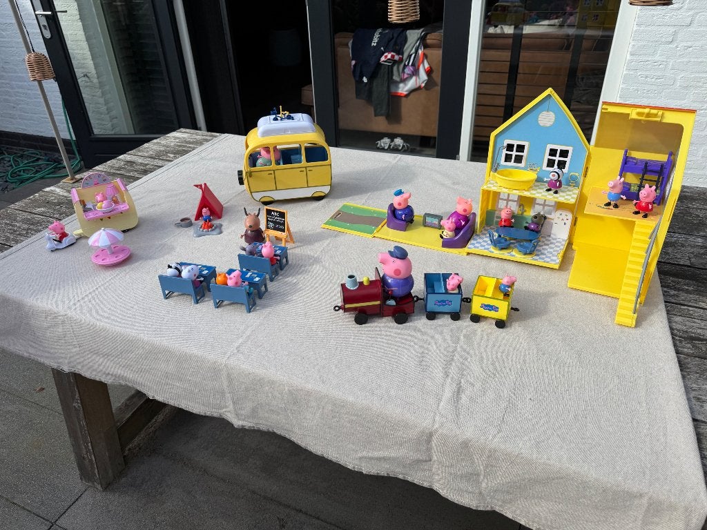 Grote Peppa Pig verzameling speelset, Ophalen of Verzenden, Zo goed als nieuw, Jongen of Meisje