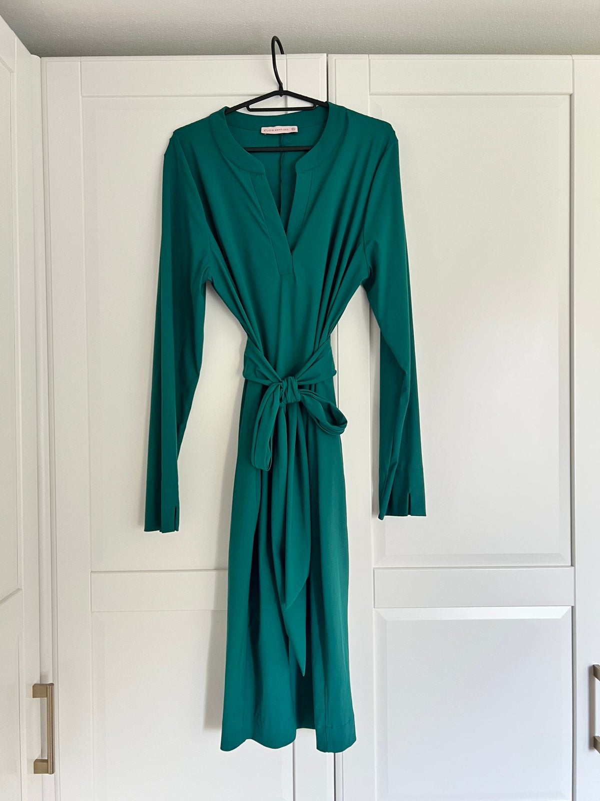 Studio anneloes simplicity jurk XL groen travelstof, Maat 46/48 (XL) of groter, Ophalen of Verzenden, Zo goed als nieuw, X