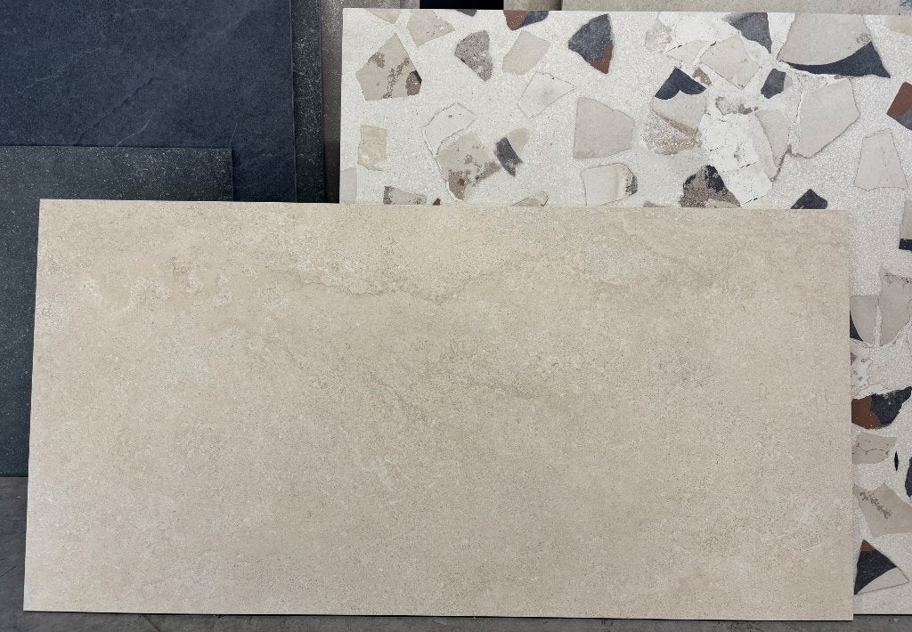 Comfort beige 60x120x1 1ste keus voor €39,95 m2, 60 cm of meer, Nieuw, Ophalen of Verzenden, 10 m² of meer
