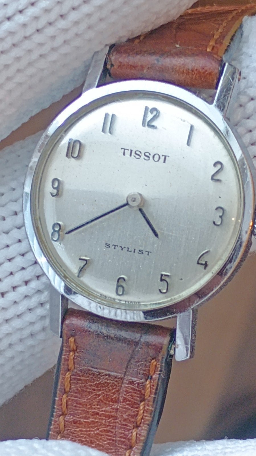 tissot stylist horloge (opwinder), Overige merken, Staal, Gebruikt, Staal