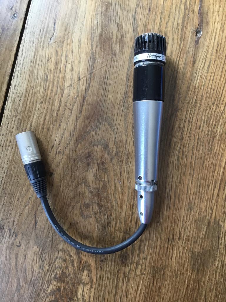 Vintage Shure Unidyne III Instrumentmicrofoon, Muziek en Instrumenten, Microfoons, Ophalen of Verzenden, Gebruikt, Instrumentmicrofoon
