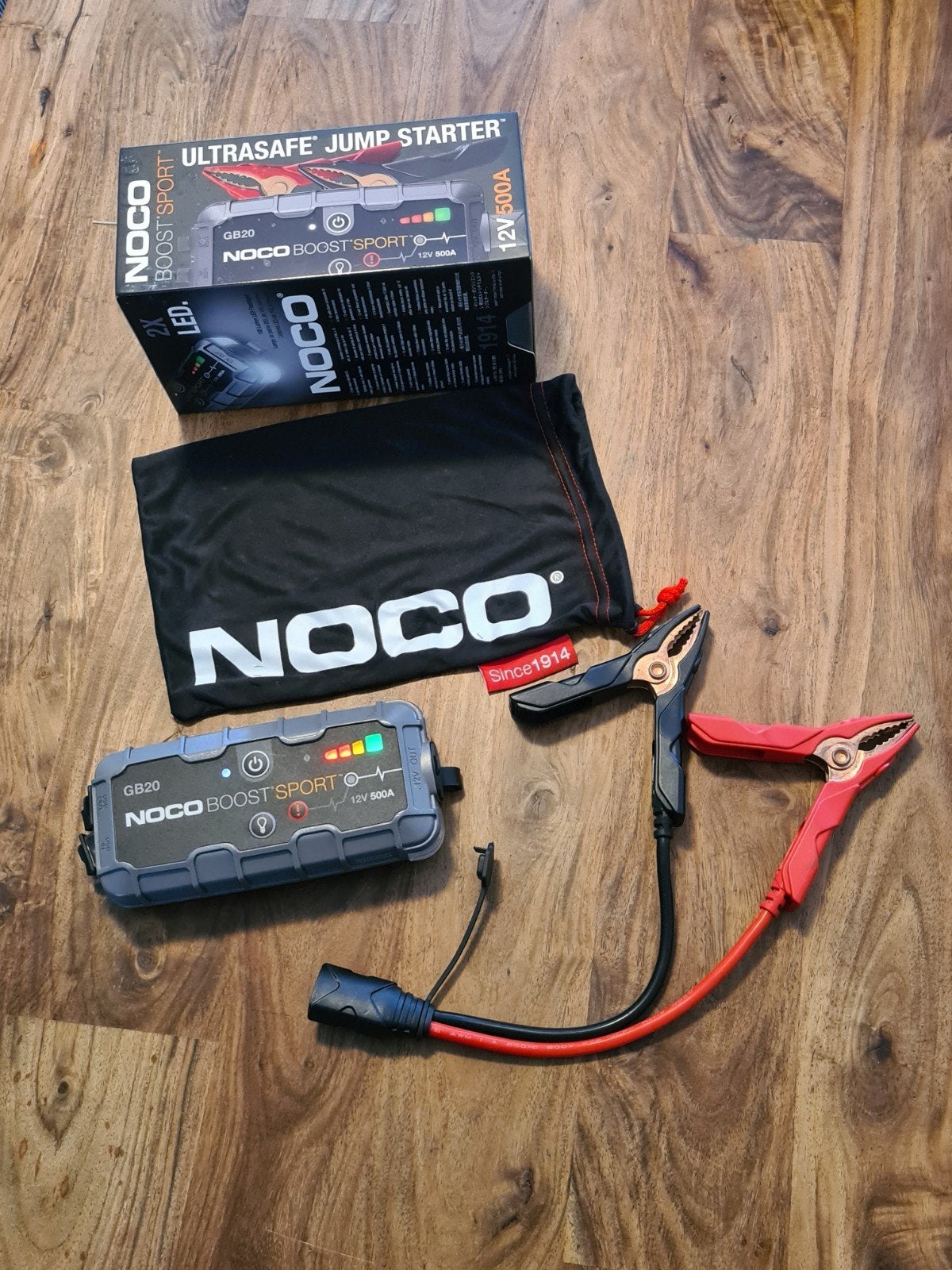 NOCO GB20 Boost Sport Jumpstarter 12V 500A, Ophalen of Verzenden, Zo goed als nieuw
