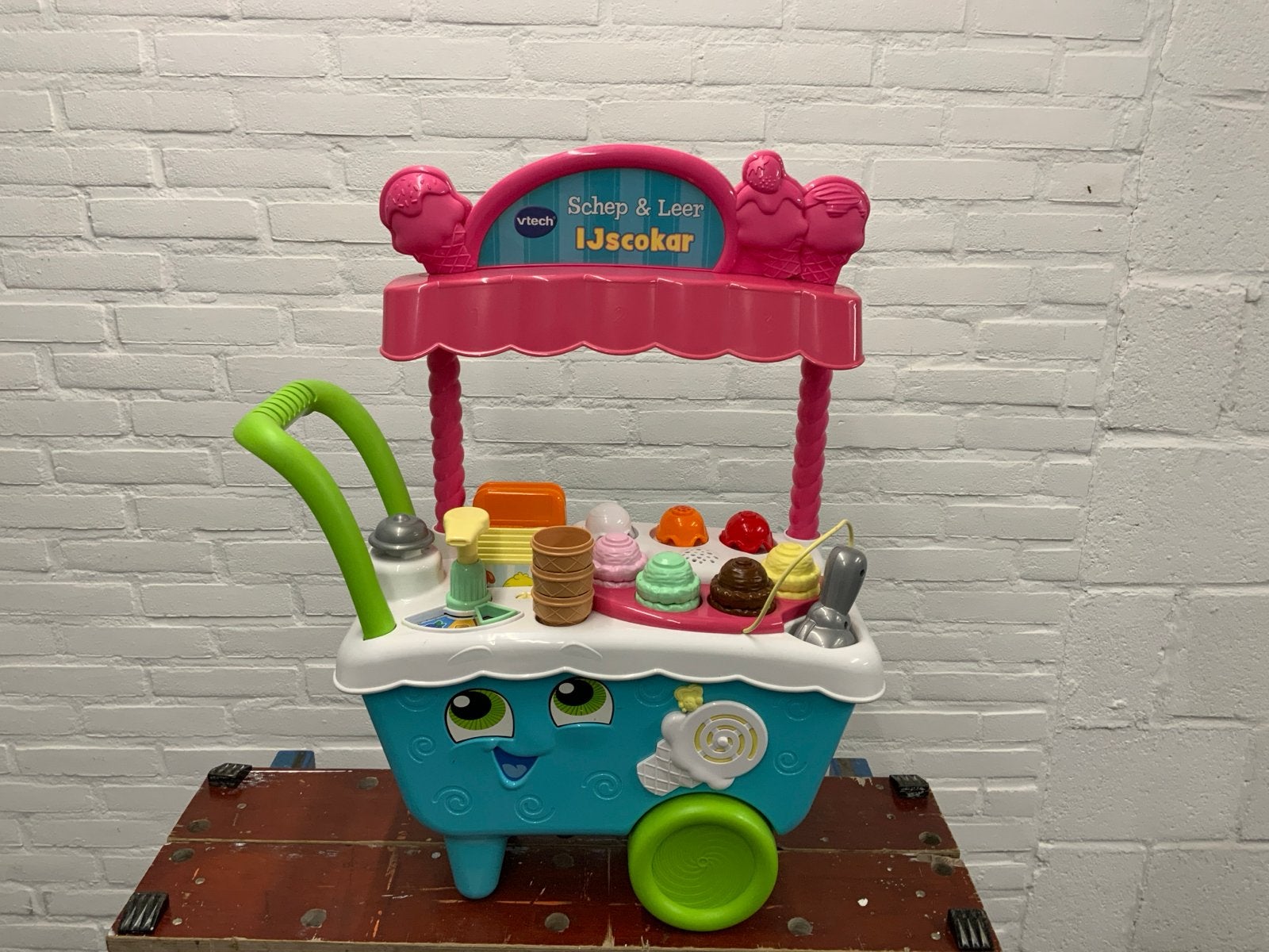 VTech Schep & Leer IJscokar - Interactief Speelgoed, Ophalen of Verzenden, Zo goed als nieuw, Knutselen, Met licht