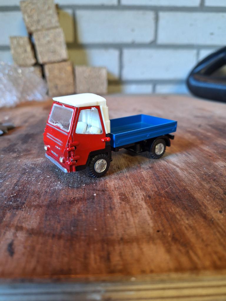 Lion Car/Toys Daf Pony Variomatic - Origineel, Schaal 1:50, Ophalen of Verzenden, Gebruikt, Auto, Lion Toys
