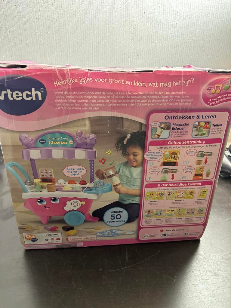 VTech Schep & Leer IJscokar Deluxe - Nieuw in doos, ., Knutselen, Nieuw, Ophalen of Verzenden