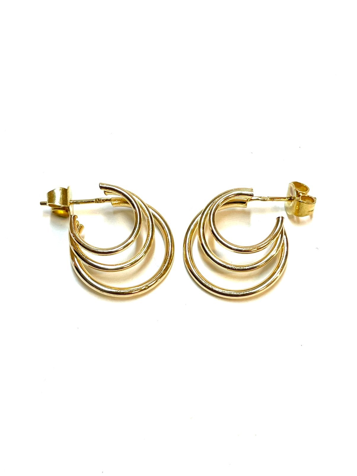 14k gouden oorbellen, Sieraden, Tassen en Uiterlijk, Oorbellen, -, -, Ophalen of Verzenden, Zo goed als nieuw