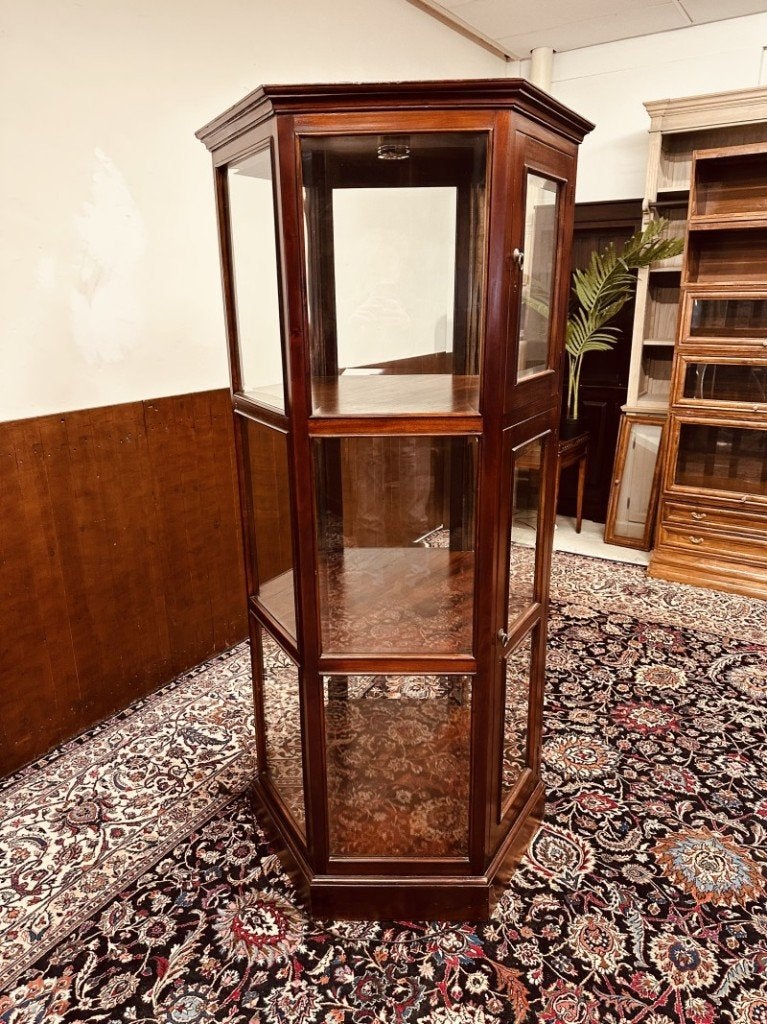 Klassiek Engelse Vitrine Vitrinekast, Ophalen of Verzenden