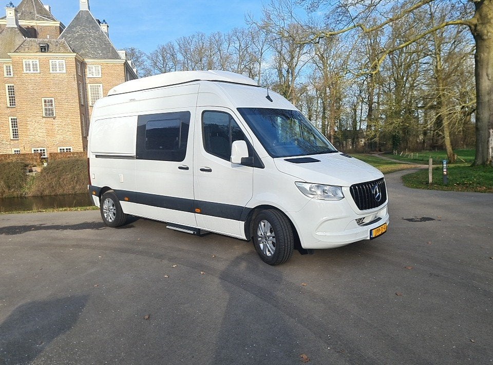 Mercedes-Benz Sprinter Buscamper met hefdak, Caravans en Kamperen, Campers, Particulier, tot en met 4, Buscamper of Camperbus