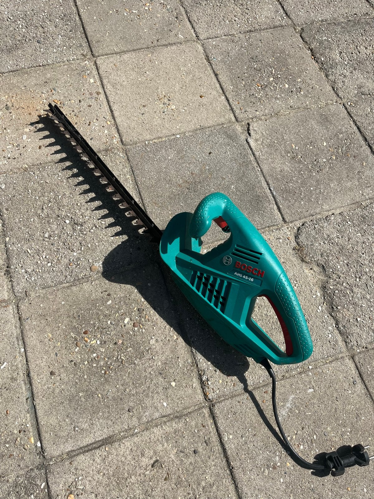 Bosch Heggenschaar AHS 45-16 - Zeer netjes, Bosch, 4338Pt, Ophalen of Verzenden, Zo goed als nieuw