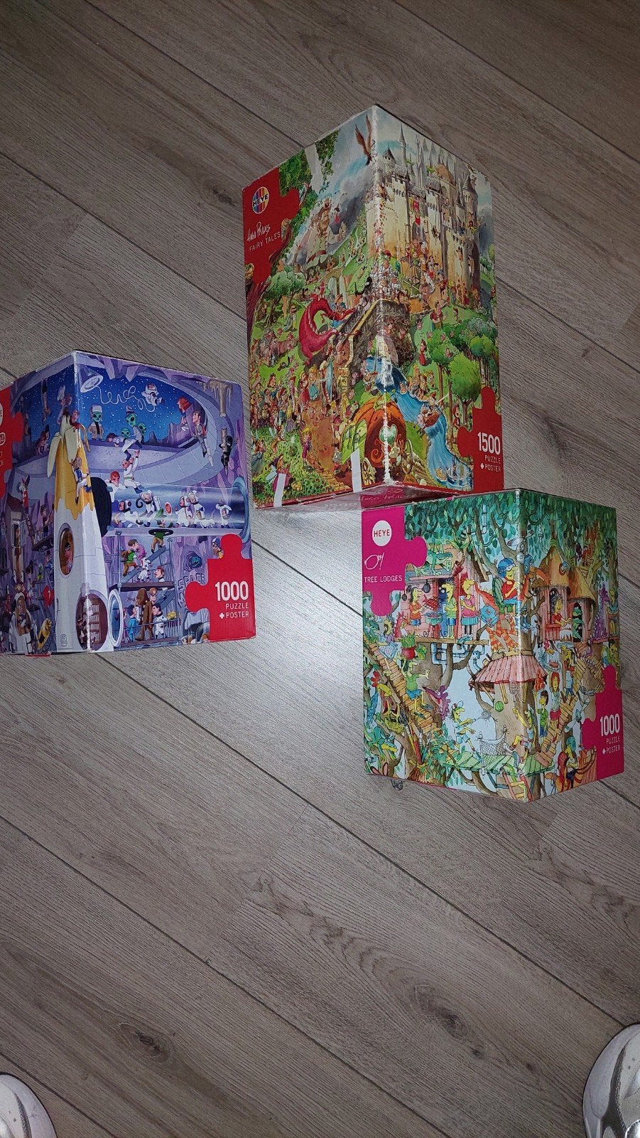 Heye puzzels, Ophalen of Verzenden, 500 t/m 1500 stukjes, Zo goed als nieuw