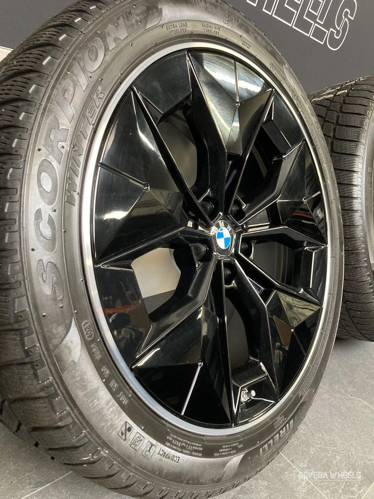 20” originele BMW iX3 G08 velgen + winterbanden 843 5x112, Auto-onderdelen, Banden en Velgen, -, -, Banden en Velgen, 20 inch