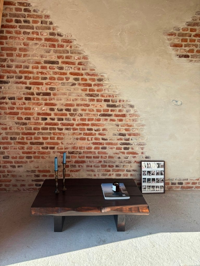 Salontafel bruin zelfgemaakt, Ophalen, 50 tot 100 cm, Nieuw, 50 tot 100 cm