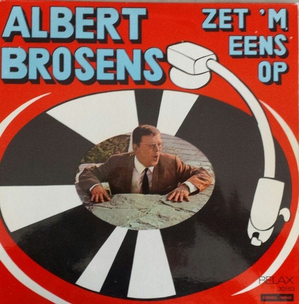 Ruil of koop Albert Brosens "Zet 'm Eens Op" (LP Relax), LP, Gebruikt, Ophalen of Verzenden, Pop