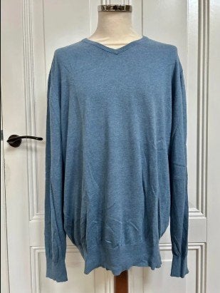 State of Art blauwe V-Neck trui Modern Classics XXL, State of Art, Blauw, Overige maten, Ophalen of Verzenden