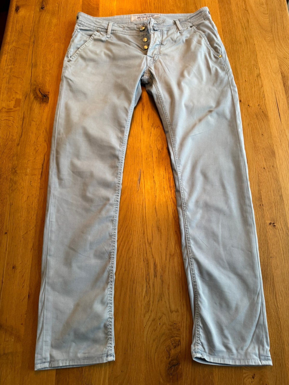Jacob Cohen broek, Ophalen of Verzenden, Zo goed als nieuw, Blauw, W33 - W34 (confectie 48/50)