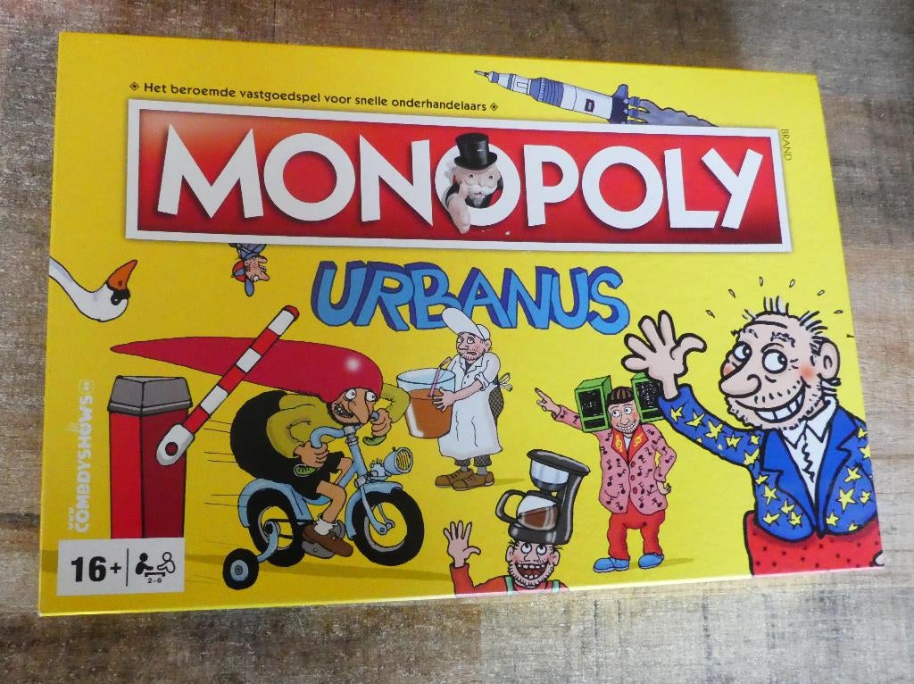 Monopoly editie URBANUS. NIEUW in doos., Hobby en Vrije tijd, Gezelschapsspellen | Bordspellen, Vijf spelers of meer, Ophalen of Verzenden