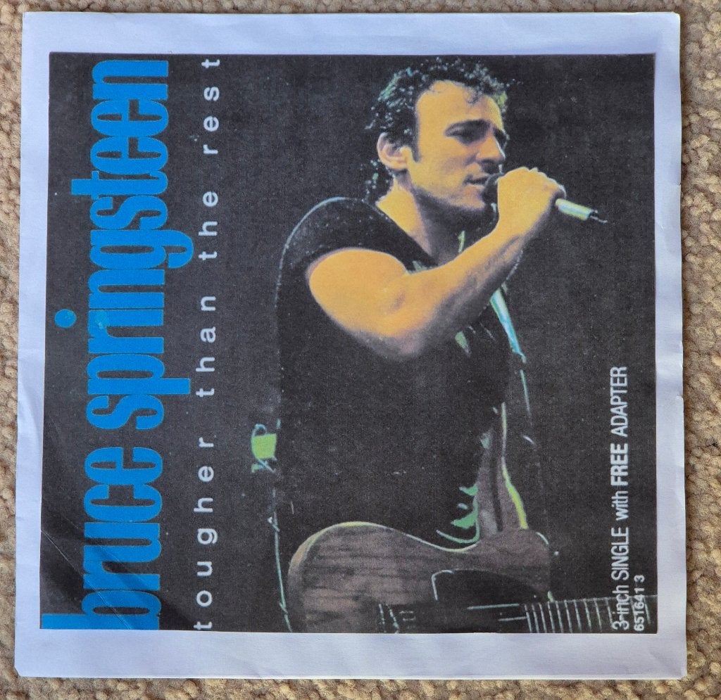 Bruce Springsteen – Tougher Than The Rest +live (hoes=kopie), Cd's en Dvd's, Ophalen of Verzenden, Gebruikt, 7 inch, Pop