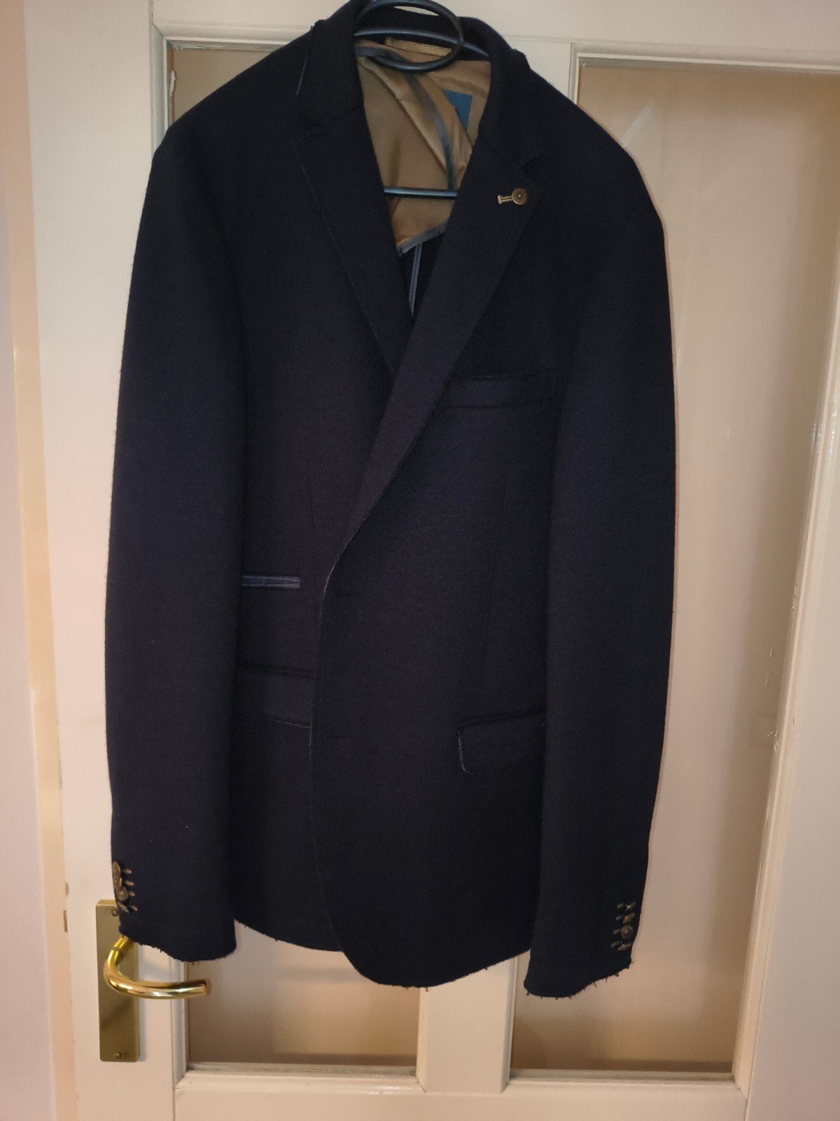 Casual Colbert van Victim - Donkerblauw - Maat 54, Kleding | Heren, Kostuums en Colberts, Maat 52/54 (L), Victem, Blauw, Ophalen of Verzenden