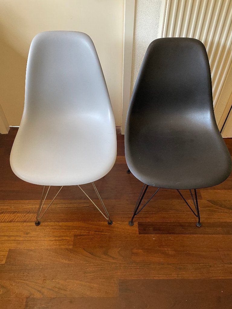 vitra eames  DSR  stoelen, Ophalen, Twee, Overige kleuren, Design