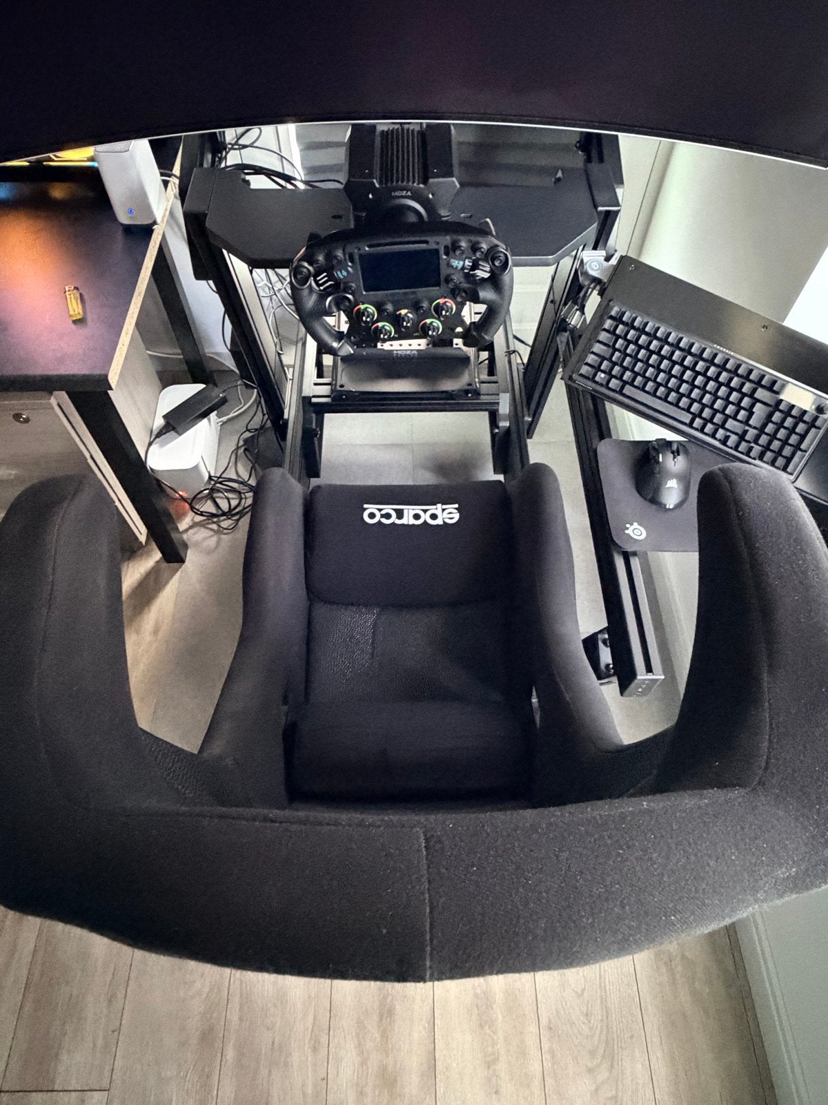 Sparco Circuit 2 race / Sim stoel, Ophalen, Zo goed als nieuw