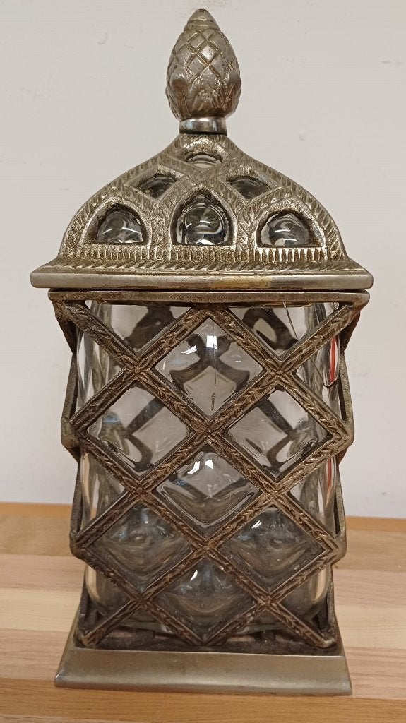 Vintage handgeblazen bubble glass apothekerspot, Antiek en Kunst, Ophalen of Verzenden