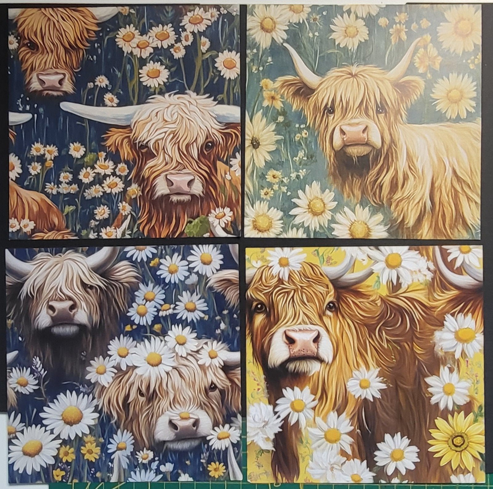 Scrapbook plaatjes  Schotsehooglanders, Ophalen of Verzenden, Nieuw, Overige thema's, Knipvel