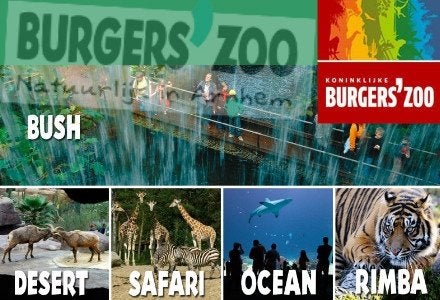 Twee toegangskaarten Burgers' Zoo. Geldig t/m 31-12-2026!, Twee personen, Ticket of Toegangskaart