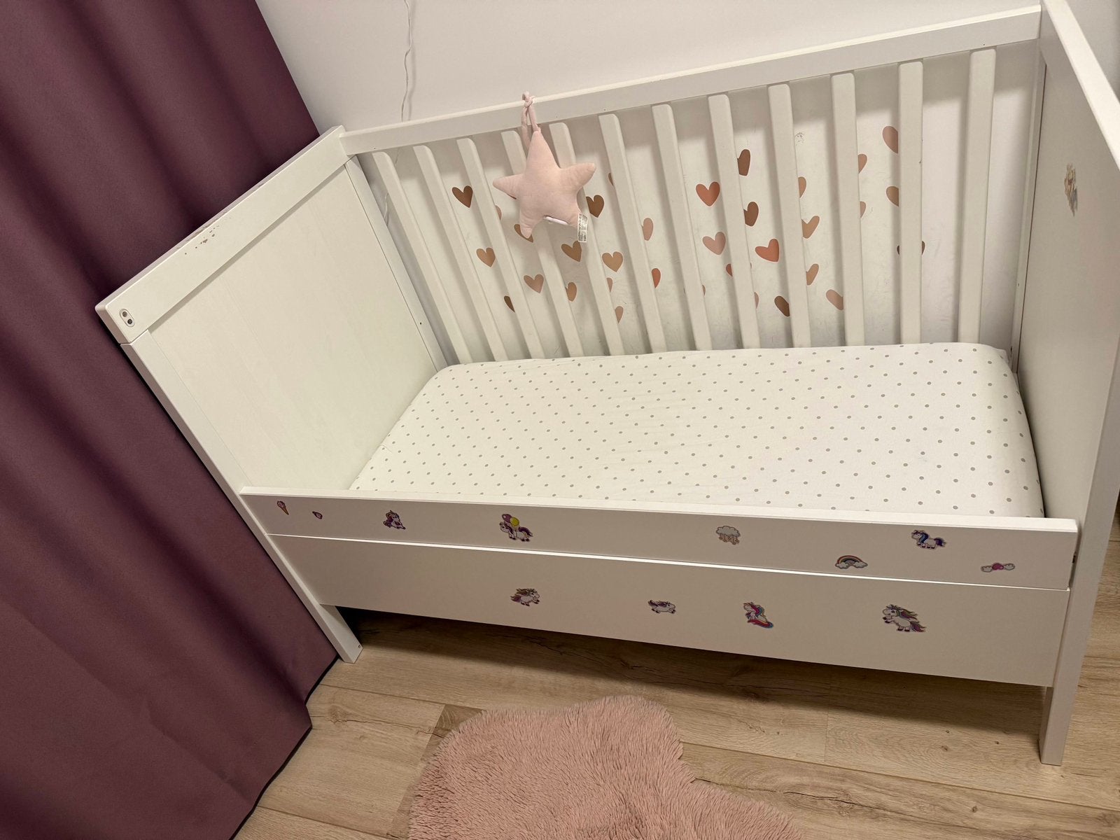 Matras met babybed, Ophalen, Zo goed als nieuw, Minder dan 140 cm, Matras