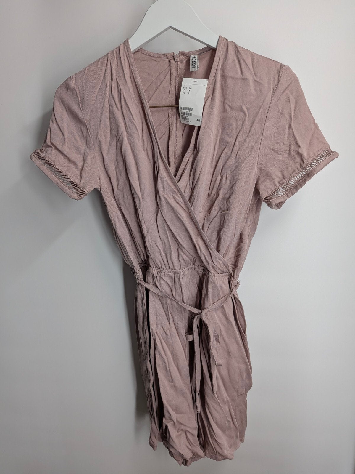 Nieuwe H&M Playsuit Maat 36 - Zomerse Stijl, H&M, H&m, Nieuw, Roze