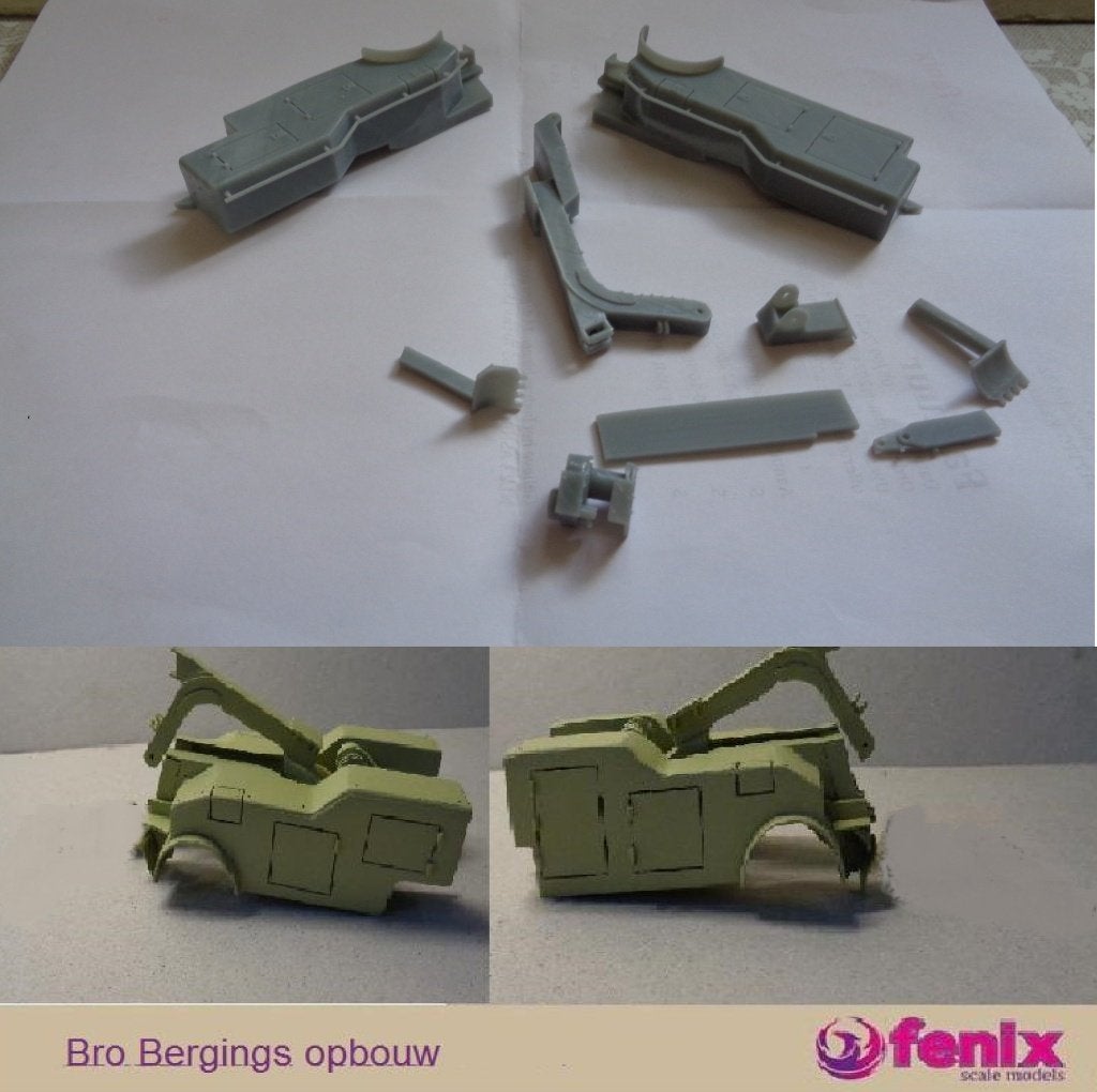 Fenix Scale Models bergingsopbouw, Ophalen of Verzenden, Nieuw, Bus of Vrachtwagen, Overige merken