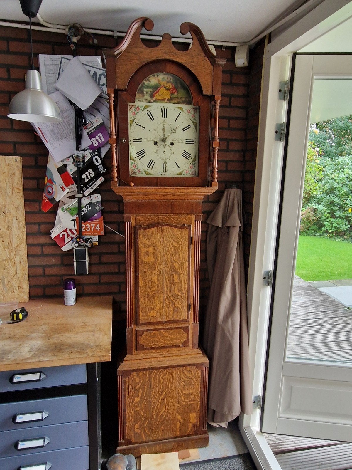 staande klok, Antiek en Kunst, Ophalen