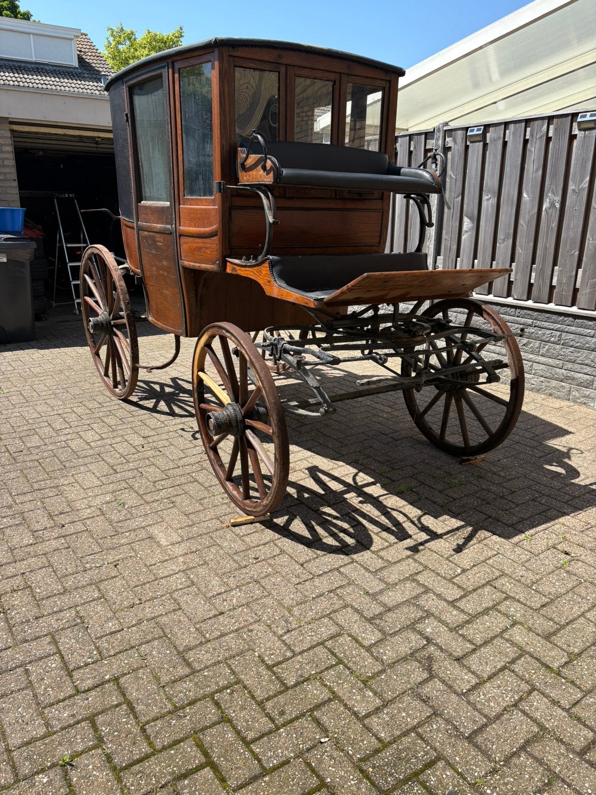 Antieke coupe koets /munster coupe mengwagen rijtuig, Ophalen of Verzenden, Gebruikt