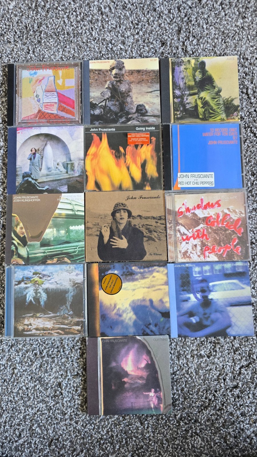 Verzameling John Frusciante cd's, Ophalen of Verzenden, Zo goed als nieuw, 12 inch, Poprock