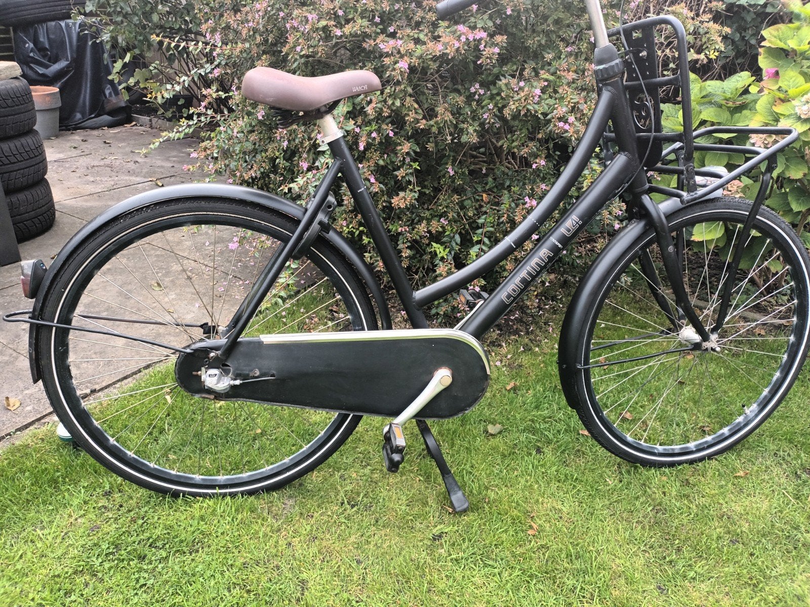 Cortina U4 Transport 57 cm frame 28 inch Matzwart - 3 Versne, Ophalen