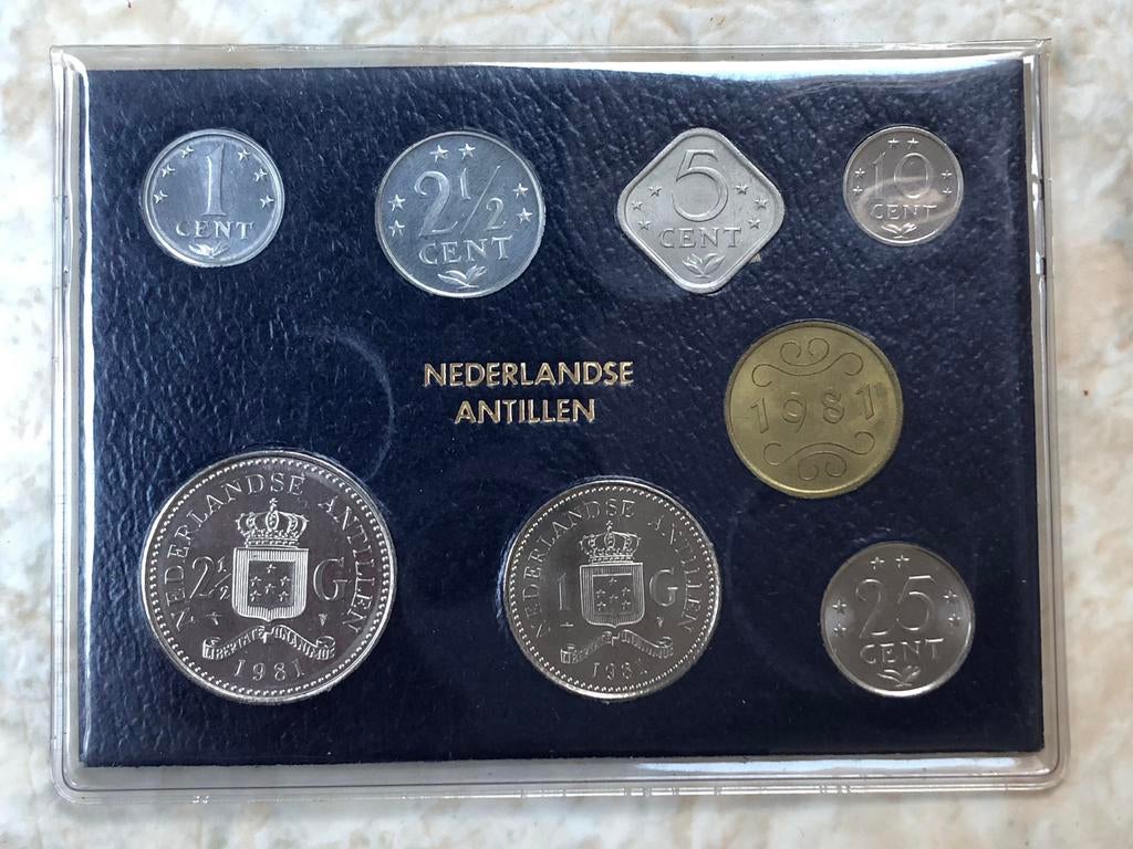 Muntset 1981, Nederlandse Antillen., Verzenden, Koningin Juliana, Overige waardes, Setje