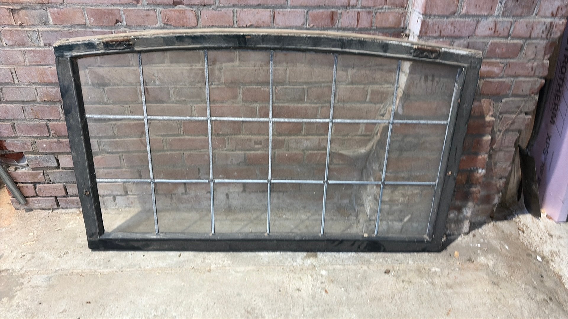 Glas in lood raam te koop, Doe-het-zelf en Verbouw, Glas en Ramen, Ophalen, Zo goed als nieuw, Minder dan 80 cm