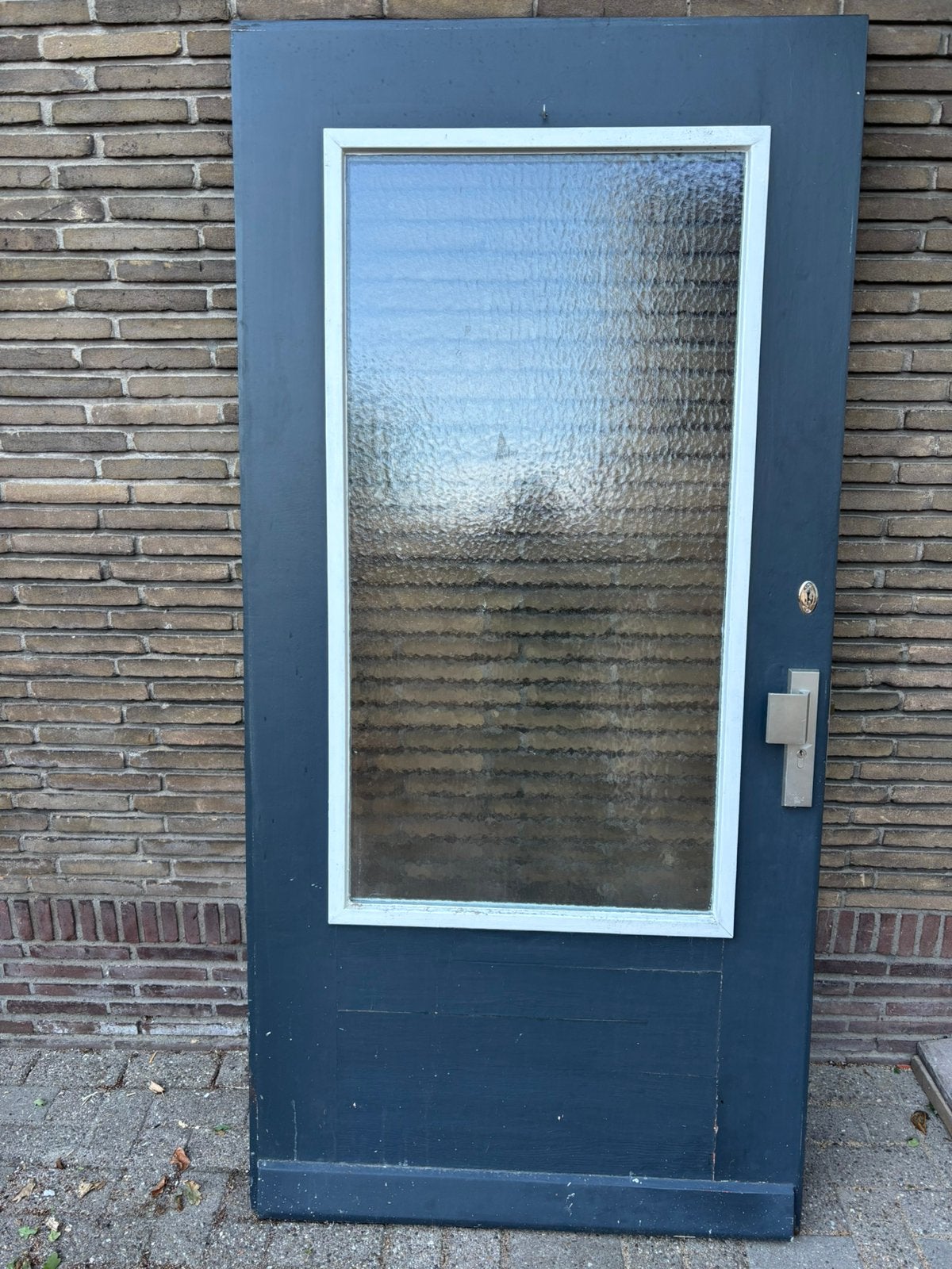Voordeur 208,5x102x3,6cm, Gebruikt, Minder dan 200 cm, Buitendeur, Hout