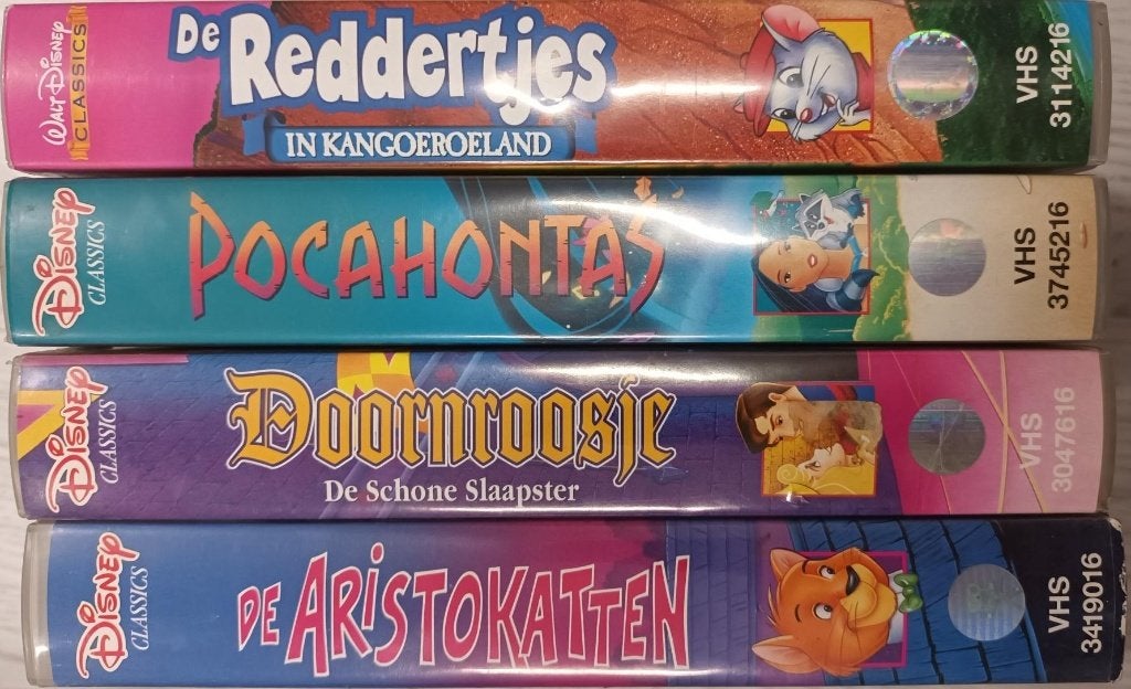 Verzameling VHS videbanden diverse genres, Alle leeftijden, Ophalen, Gebruikt, Actie en Avontuur