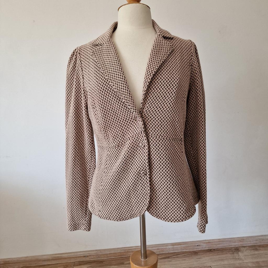 King Louie blazer jasje maat L. Ruglengte 55, oto 45 cm., Kleding | Dames, Jasjes, Kostuums en Pakken, Verzenden, ., Beige, Maat 42/44 (L)