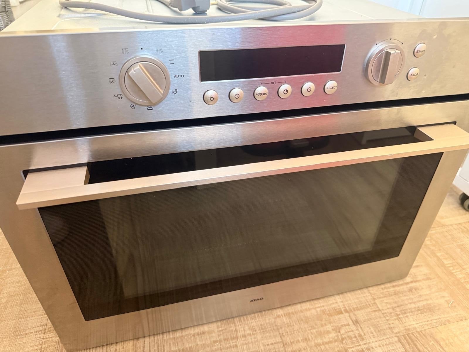 ATAG CX4411AU/A02 Combi-oven - Inbouw - RVS, 45 tot 50 cm, Gebruikt, Hete lucht, Ophalen of Verzenden
