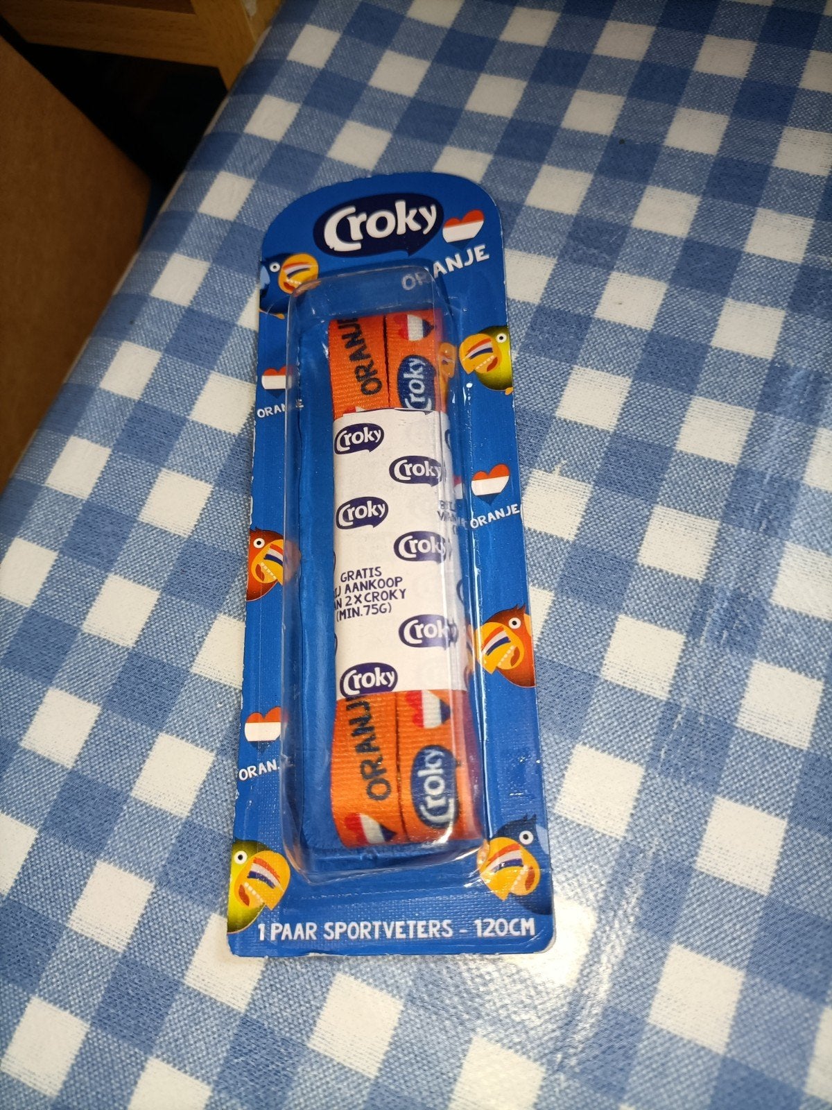 Croky veters nieuw in verpakking 120 cm, Ophalen of Verzenden, Nieuw, Gebruiksvoorwerp