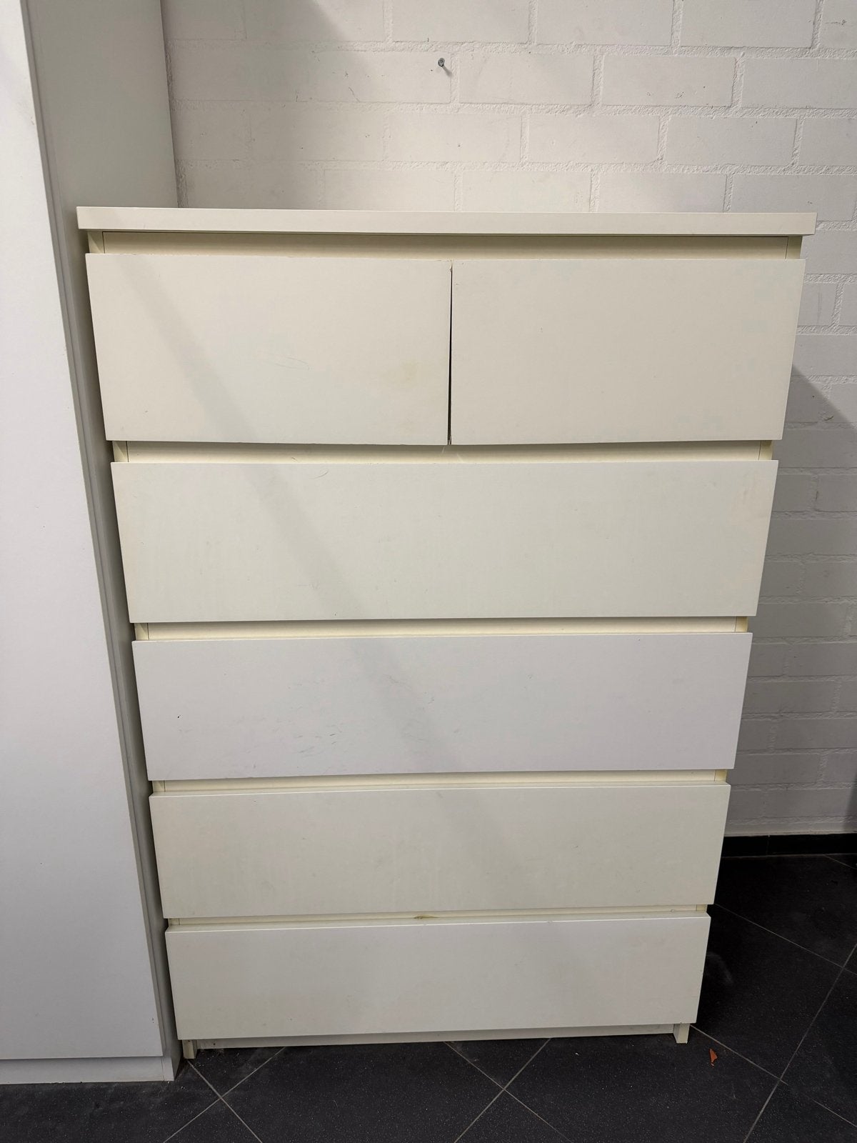 Ikea Malm ladekast - 80x60x123 cm, Ophalen, Gebruikt, 5 laden of meer, 100 tot 150 cm
