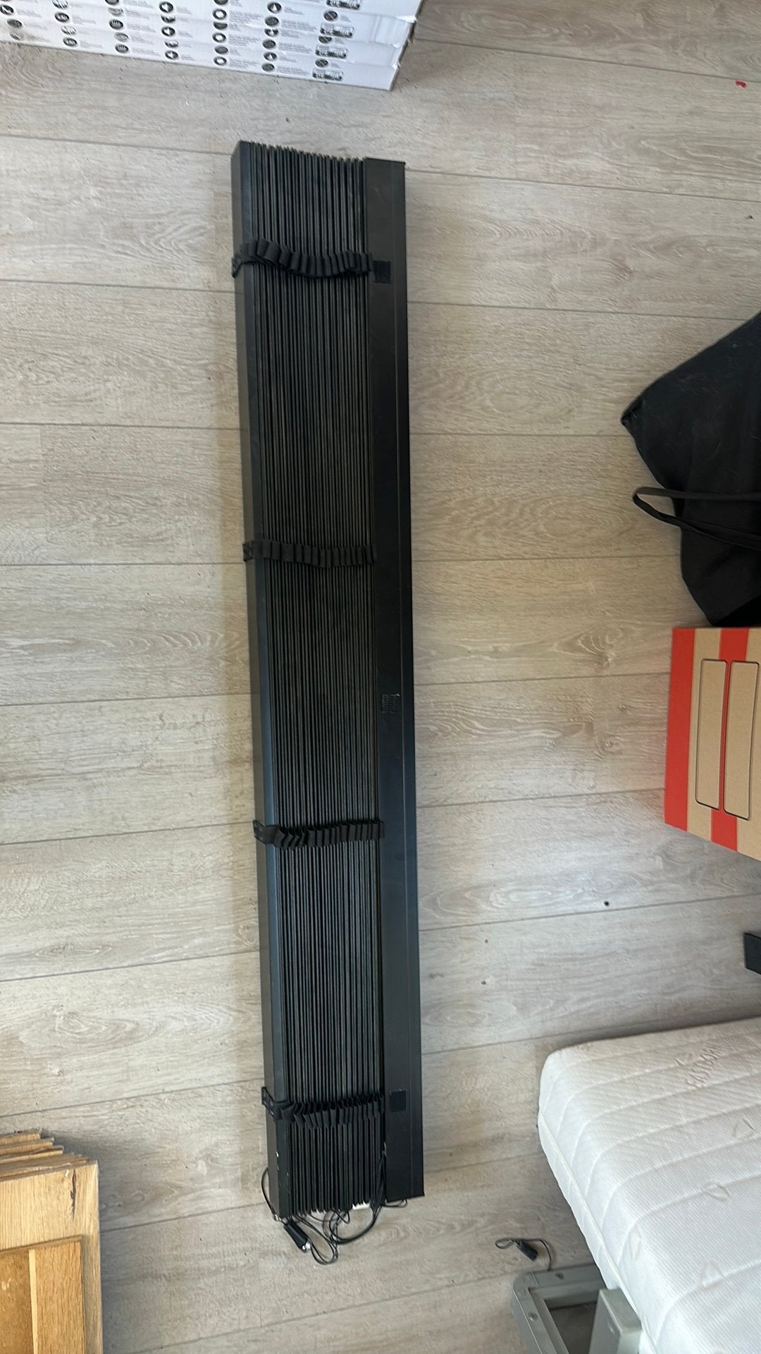 Houten jaloezie zwart 1515 x 1540, Ophalen, Jaloezie, Gebruikt, Zwart