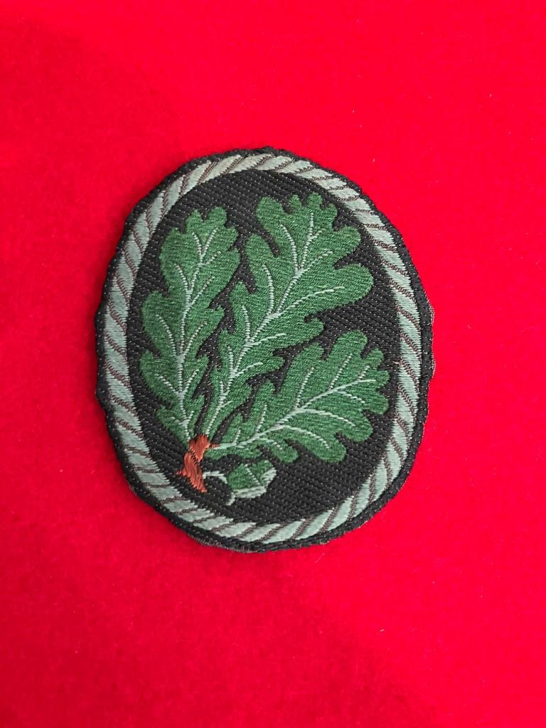 Duits WO2 Jäger embleem, Verzamelen, Militaria | Tweede Wereldoorlog, Verzenden, Landmacht, Duitsland, Embleem of Badge