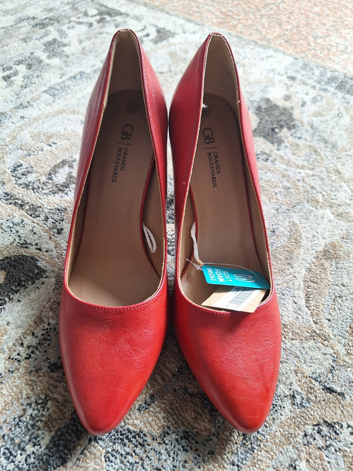Rode Pumps met Hoge Hakken - Maat 39, Pumps, Nieuw, Ophalen of Verzenden, Grands Boulevards