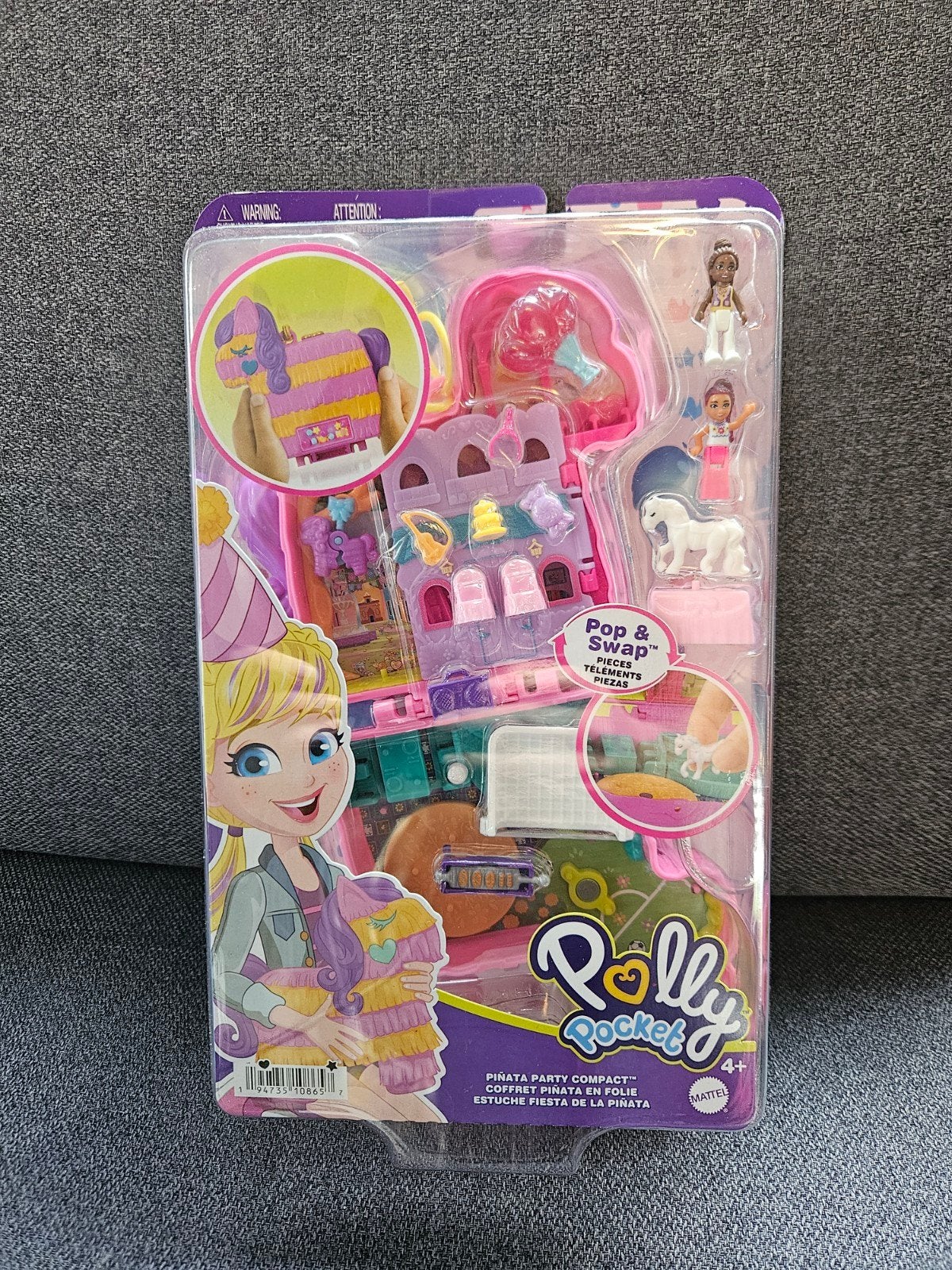 Polly Pocket Piñata Party Compact Speelset Nieuw, Ophalen of Verzenden, Nieuw, Meisje