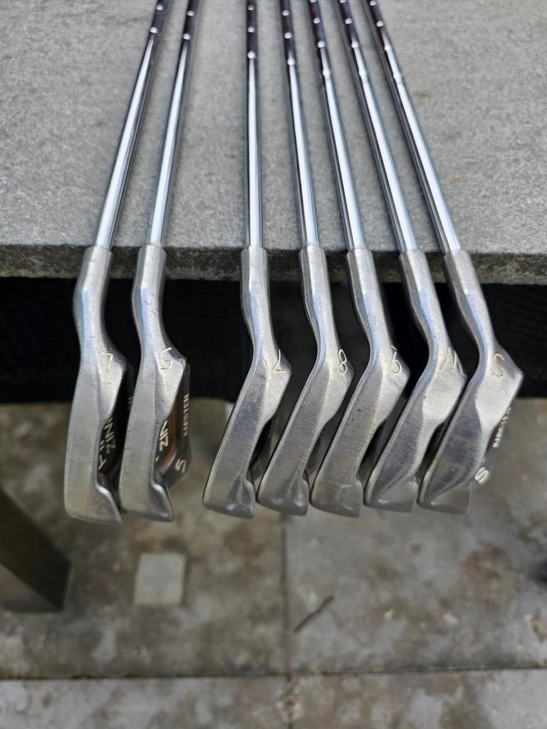 Ping Zing 2 ijzers 4-S (excl. ijzer 6) - Stiff shafts, Sport en Fitness, Golf, Ophalen of Verzenden, Gebruikt, Set, Ping