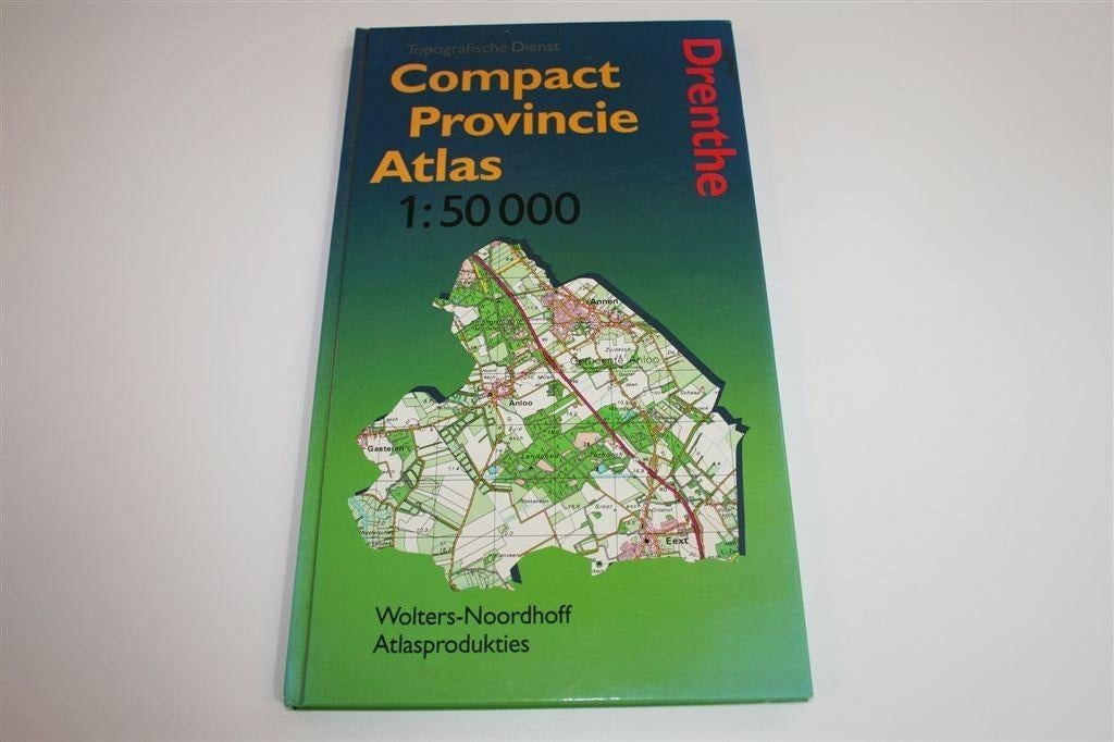 Topografische Atlas Drenthe — Schaal 1:50.000 [1e Ed.], Gelezen, Ophalen of Verzenden, Landkaart, 1800 tot 2000