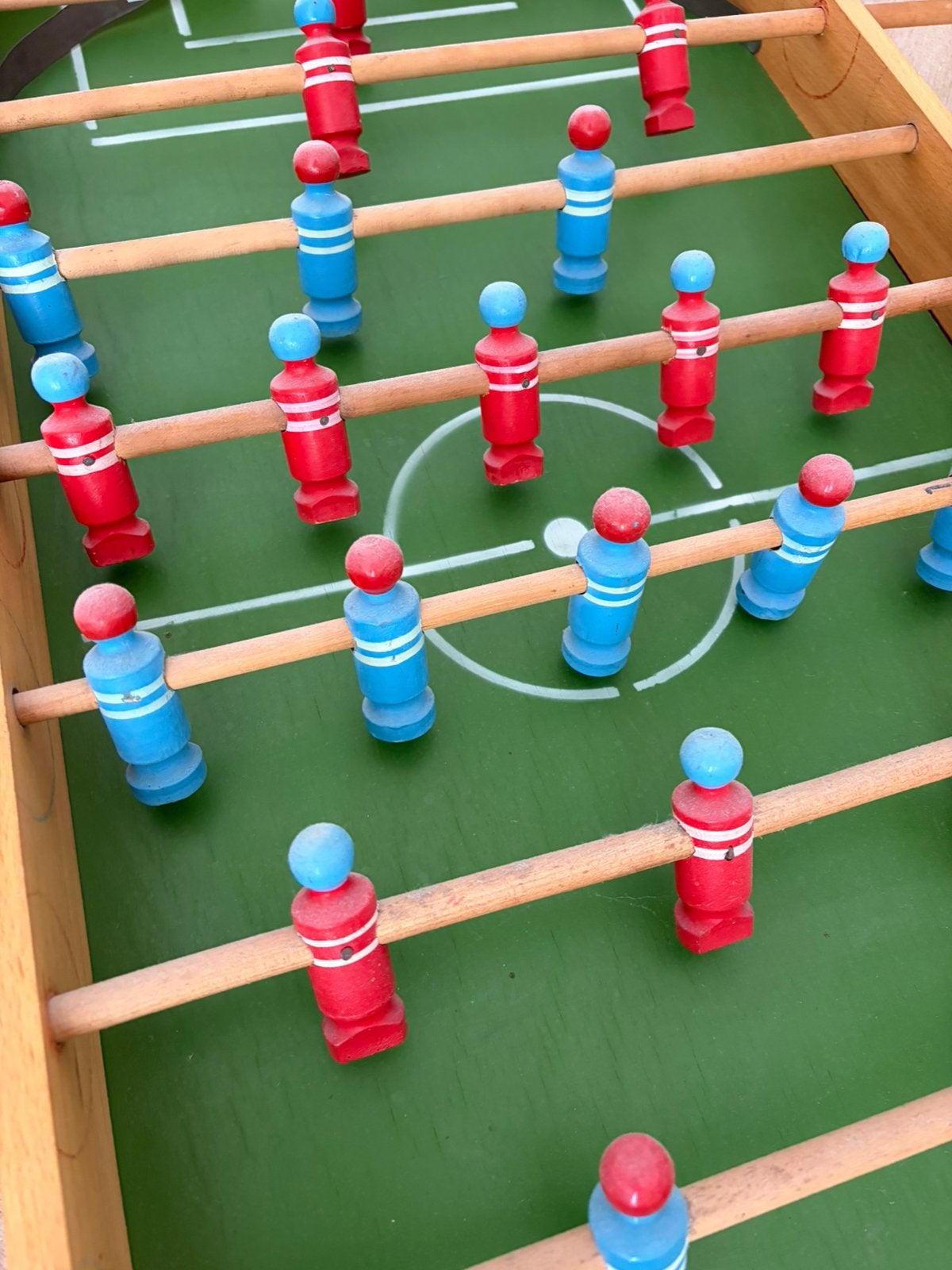 Vintage tafelvoetbalspel, Ophalen, Gebruikt